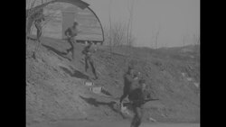 US troops patrol truce line in Korea News Clip