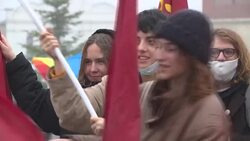 CLEAN : Italians protest against the honorary citizenship for Bolsonaro News Clip