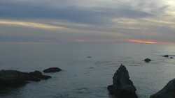 Pismo Beach at Sunset Stock Footage