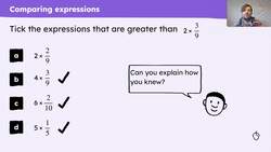 Solve problems involving multiplying proper fractions by whole numbers Instructional Video