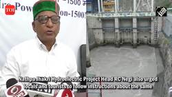 Water level rises in River Sutlej in HP’s Shimla; Authorities urge locals, tourists to stay away from river News Clip