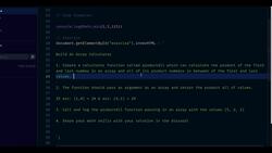 JavaScript Mastery from Zero to Hero - Prepare for Coding Interviews - Exercise - Build an Array Calculator Instructional Video