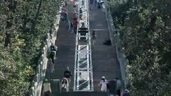 Time Lapse Of Hong Kong Tian Tan Buddha At Dusk Stock Footage
