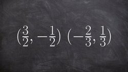 Writing an equation using point slope form given two points Instructional Video