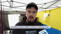 Bronx Holiday Market returns to Fordham Plaza News Clip