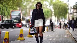 Street Style - LFW September 2018 Stock Footage