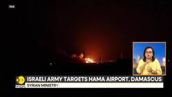 Israel-Syria war: Israeli army strikes military bases in Syria, Hama airport destroyed News Clip