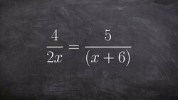 Solving a rational Equation Instructional Video