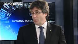 Catalan leader in Brussels News Clip