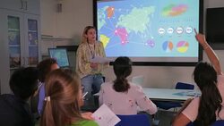 Women Biologists in Class Stock Footage