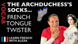 How to pronounce the "CH" sound in French - Tongue Twister - (Learn French With Alexa) Instructional Video