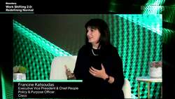 Cisco Chief People Officer Katsoudas on Future of Work News Clip