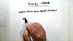 Energy and Work Instructional Video