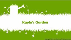 Kayla's Garden (Solve real-world problems involving multiplication of mixed numbers using equations) Instructional Video