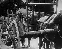 German invasion of Belgium. Mobilisation of British troops in London. Germans flee from Russian troops in East Prussia. Battle of Tannenberg. War bonds in germany. 1914. Stock Footage