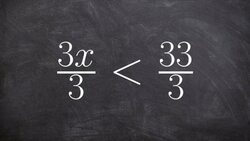 Learn to solve a basic one step inequality Instructional Video