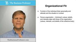 Organizational Fit Instructional Video