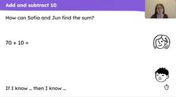 Explain what happens when you add and subtract ten to a multiple of ten Instructional Video