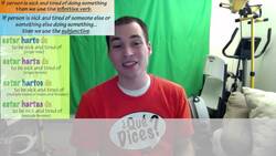 How to say "I'm sick and tired of..." in Spanish (Día 100) Instructional Video