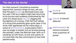 'The War of the Worlds': How punctuation and sentence structures create impact Instructional Video