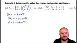 Make the Continuous Piecewise Functions Instructional Video