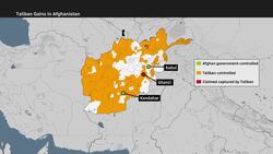 Afghan civilians flee Taliban's unchecked advances News Clip