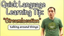 Quick Language Learning Tip: Circumlocution Instructional Video