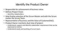 Agile Scrum Master Certification Exam Prep (CSM) - Identify the Product Owner Instructional Video