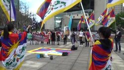 CLEAN : Taiwan: Anti-China protesters mark anniversary of the 1959 Tibetan uprising News Clip