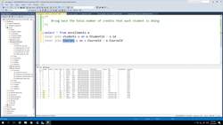 Microsoft SQL Server Development for Everyone - SQL SUM Aggregate Function Instructional Video