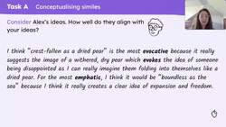 Considering Chandler's use of similes in 'Trouble is My Business' Instructional Video