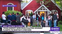Texas Sheriff Investigating Migrant Flights To Martha's Vineyard News Clip