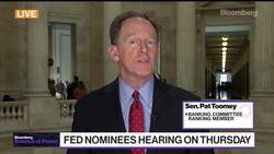 Senator Toomey: Biggest Concern With Fed Picks Is Raskin News Clip