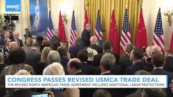 Congress Passes Revised U.S.-Mexico-Canada Trade Agreement News Clip