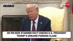 After Macron, Starmer 'Fact-Checks' Trump On Ukraine Military Aid: 'Not Getting Back All Our Money' News Clip