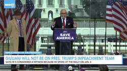 Giuliani Won't Be On Legal Team For President Trump's Impeachment News Clip
