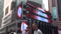 CLEAN : Screens in Times Square display the first images from the James Webb Space Telescope News Clip