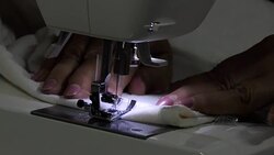 Close up sewing machine Stock Footage