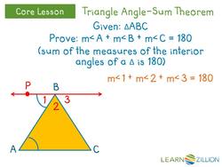Proving Angle Relationships in Triangles Instructional Video