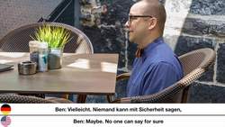 A2 German Café & Club Listening Comprehension Instructional Video