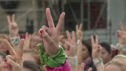 CLEAN : Unstoppable: Highlights from a year of women's protests News Clip