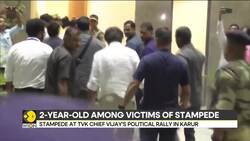 Karur Stampede: Tamil Nadu Stampede Toll Rises to 41, CM MK Stalin Orders High-Level Probe News Clip