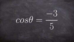 Determine the quadrant to sketch your angle based on the constraint Instructional Video