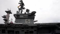 Insane Power Tugboats Pack to Pull Billions $ Aircraft Carriers Out to Sea Instructional Video