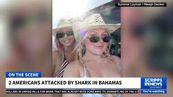 2 American tourists attacked by a shark while swimming in the Bahamas News Clip