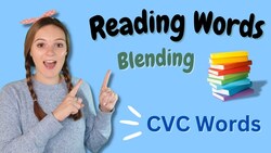 Learn to Read - Phonics Blending Practice - CVC Words Instructional Video