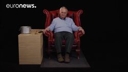 Interactive questions for Holocaust survivors a the UK National Holocaust Centre News Clip