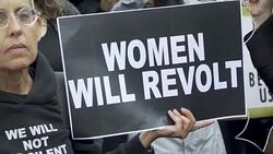 ANTI–Brett Kavanaugh – Multiple arrested for civil disobedience on day of Kavanaugh/Ford hearing Stock Footage