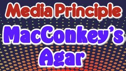 Principle of MacConkey’s Agar Instructional Video