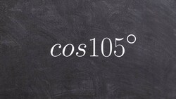 Pre-Calculus - How to use the addition formula for two angles of sine cos105 Instructional Video